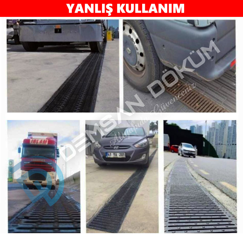 Sfero Döküm Kanal Izgarası Yanlış Kullanım
